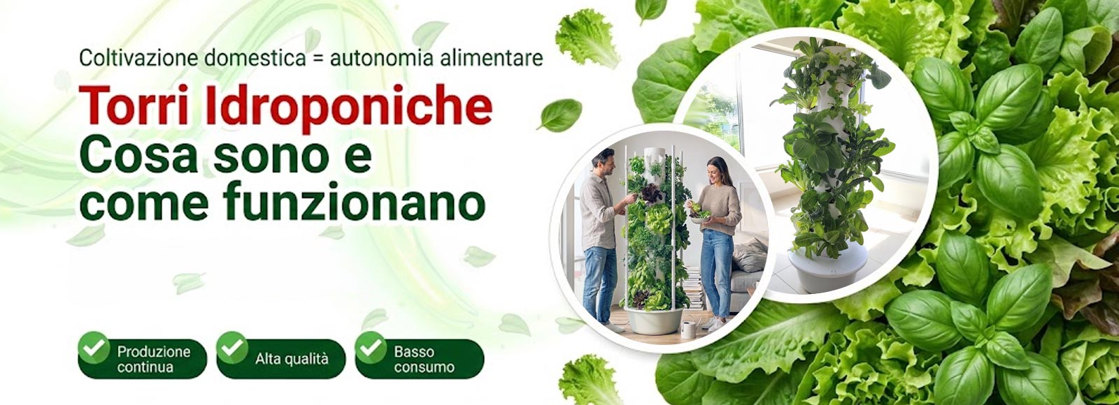 Torri idroponiche, cosa sono e come funzionano